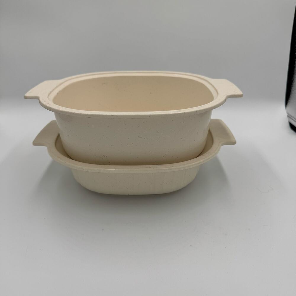 VTG 1980s Rubbermaid Microwave Cookware 1 Quart Oven Safe SEE DESCRIPTION